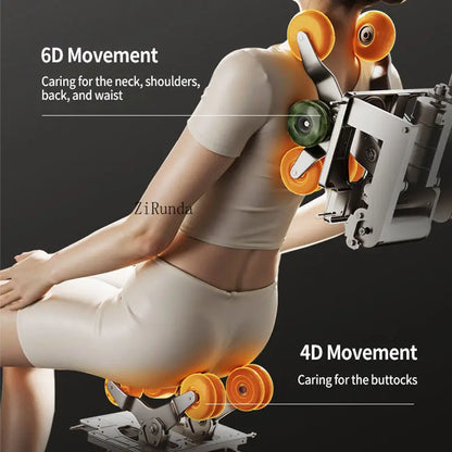 Full body zero gravity heating deep tissue massage chair, Bluetooth roller massage chair