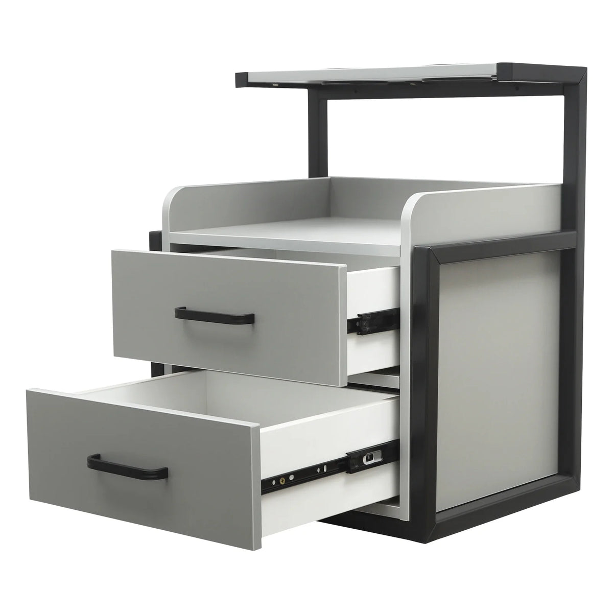 Multifunktionale Salonwagen Wandmontierter Friseurschrank Friseursalon Spezial Dauerwellen-Färbemittel-Ablageregal Möbel