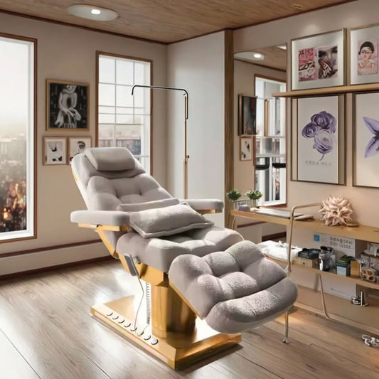 Modern Electric Lash Gesichtsbehandlungsliege für Schönheitssalon Möbel Luxus Massageliegen & -betten Elektrische Vibrationsmassagebank
