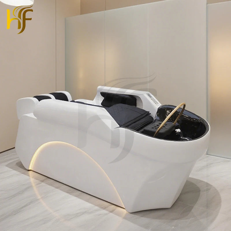 XinSheng Hair Salon Shampoo Bed Head SPA Fumigation Machine Electric Massage Table for Leisure Health Store Commercial Furniture