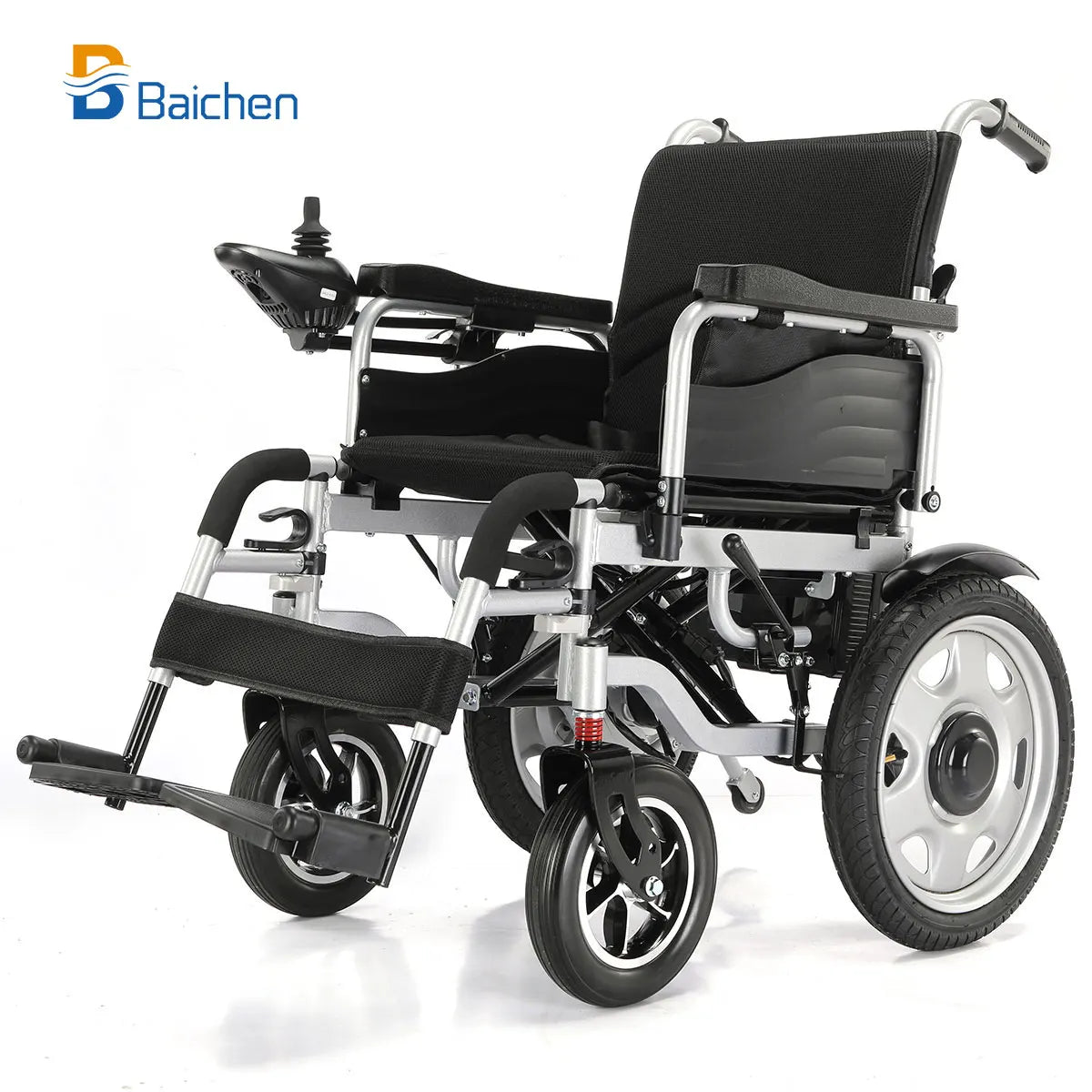Baichen Best Sale Folding Smart Ergonomic Seat Wheel Chair Manual Electric Wheelchair For The Elderly