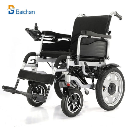 Baichen Best Sale Folding Smart Ergonomic Seat Wheel Chair Manual Electric Wheelchair For The Elderly
