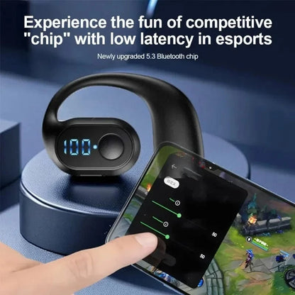 Bluetooth 5.3 Wireless TWS Ear Hook Earphones – HiFi Stereo, Noise Reduction