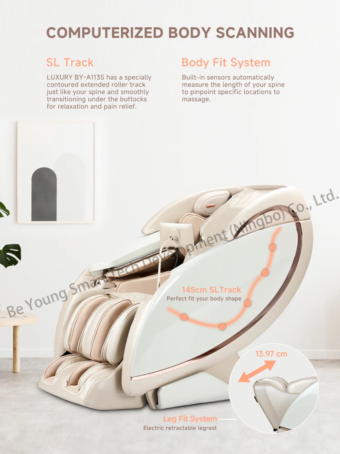 [2026] Chaise de massage de bureau intégrale ultra-confortable et robuste 6D, divers modes de massage, fonction zéro gravité, directement de l'usine