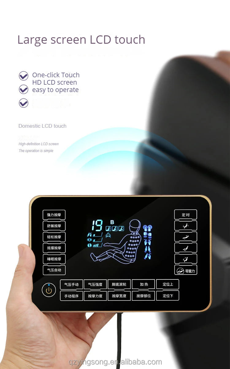 OEM Modern Shiatsu Massager Blood Circulation SL Track Full Body Luxury 4d Ai Zero Gravity Massage Chair