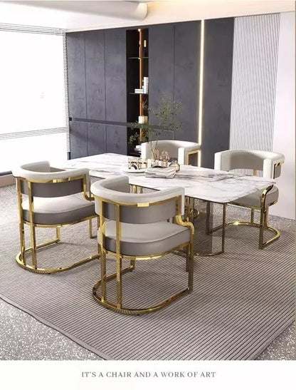 Luxuriöse, moderne, schlichte Freizeitstühle, Esszimmerstühle, Heimbesprechungsstühle, Mode-Make-up-Stühle, Teetischstühle