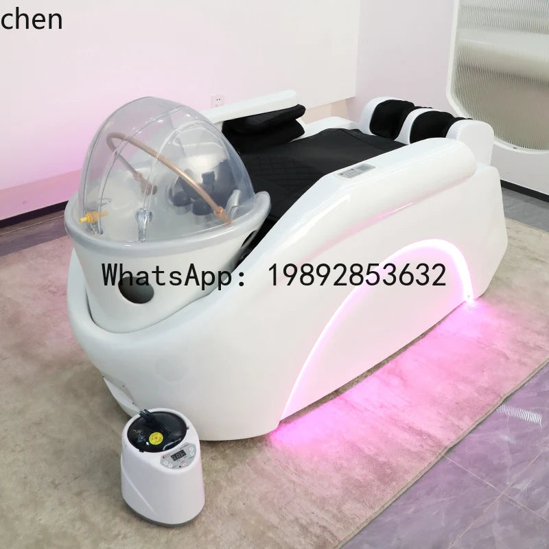 YFY Hair Salon Shampoo Bed Haircut Ceramic Integrated Special Intelligent Electric Fully Automatic Shampoo Bed