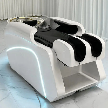custom.Luxury 4D Full Body Massage Bag Massage Spa Shampoo Bed With Ceramic Basin