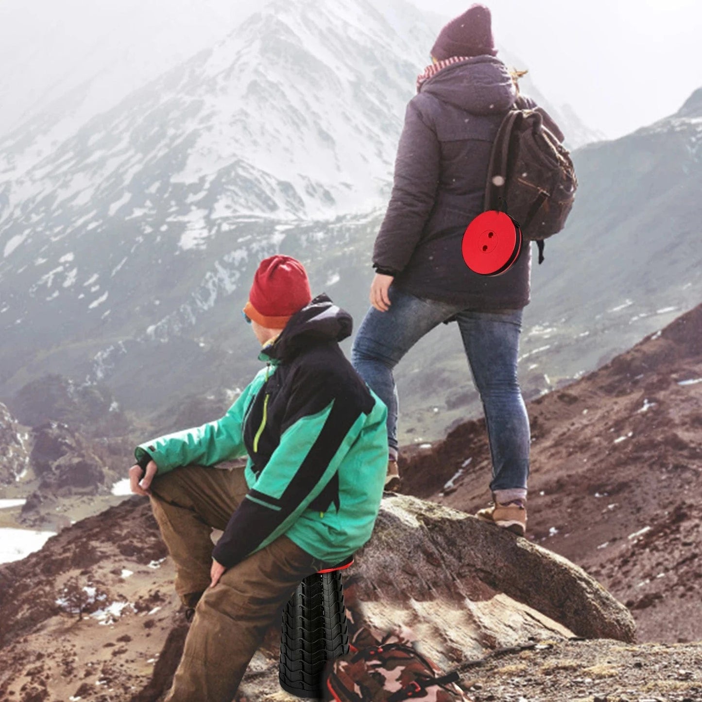 Portable Folding Telescopic Stool