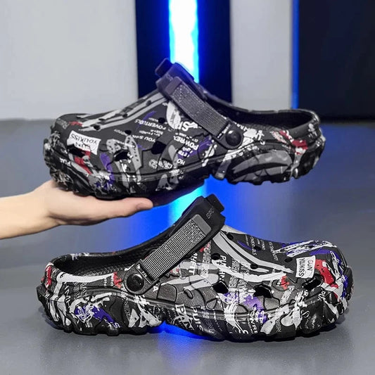 Summer Men Aqua Shoes – EVA Outdoor Water Clogs, Beach Sandals &amp; Fashion Comfort Slippers