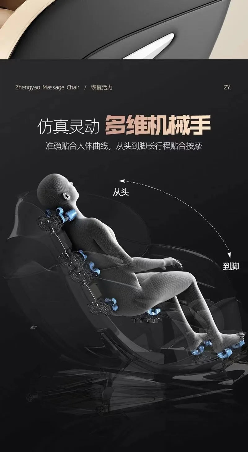 Massagesessel TKT Home Ganzkörper-Massagegerät mit Schwerelosigkeitsfunktion Massage-Sofa Geschenk