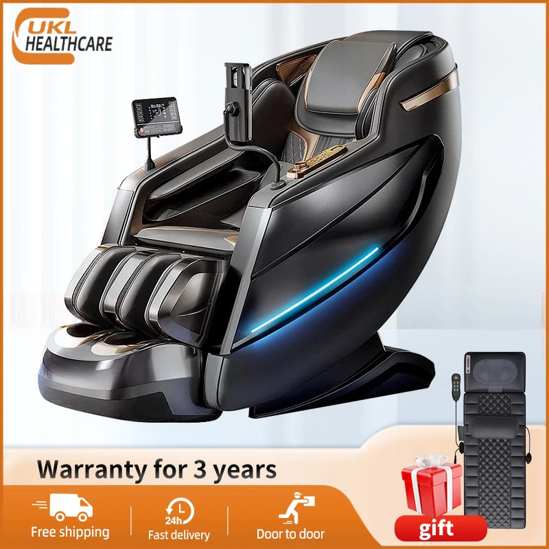 2026 MAX6D Dual-Core Jade-Massagesessel mit Wadenmassage, 152 cm Dual-SL-Schiene, KI-Sprachsteuerung, Schwerelosigkeitsmodus