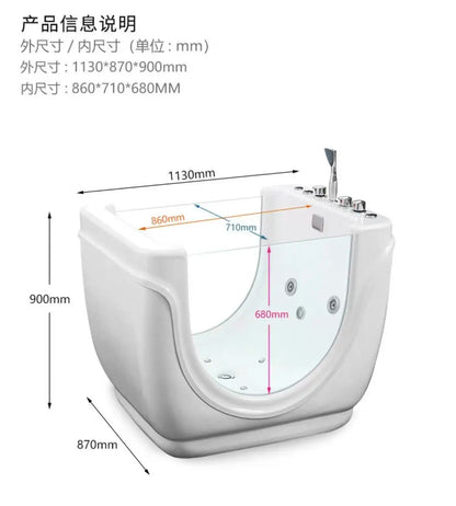 Grenzüberschreitende Acryl-Kinderbecken, Baby-thermostatische Puppenbadewanne, kommerzieller Mutter-und-Kind-Laden