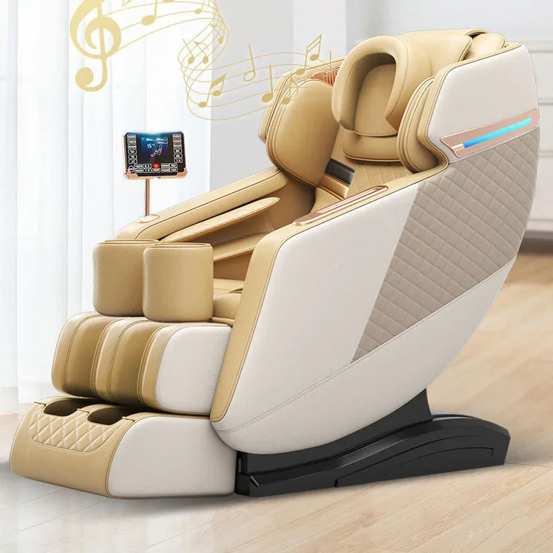 Electric Full Body Massage Chair, AI Voice Function for Salon Andhouse Party, Luxury Edition Comfort Zero Gravity