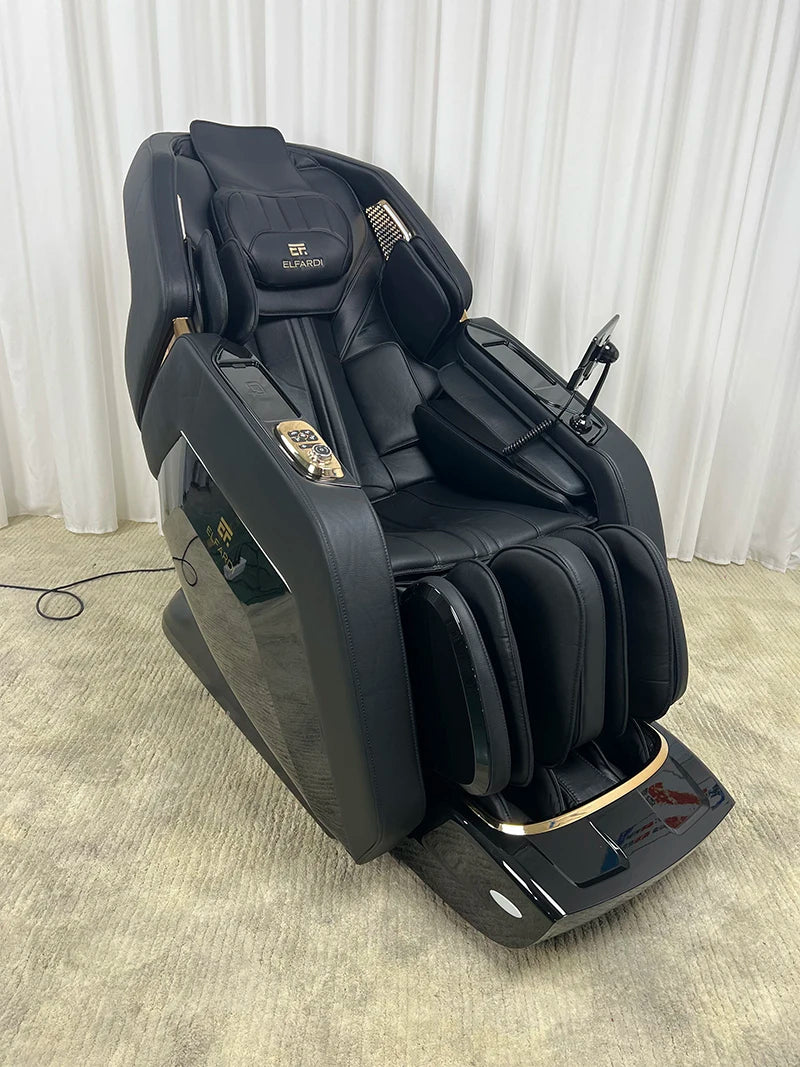 Großhandel Zero-Gravity-Elektrischer Massagesessel mit 4D-SL-Führung Manipulator Kneten Extrusion Schaben zur Linderung von Körper, Füßen, Armen