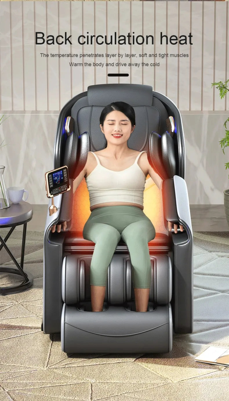 Massagesessel Ganzkörper Zero Gravity Shiatsu SL Track Airbag-Massage 3 Jahre Garantie Elektrische Massagesessel für Büromassage
