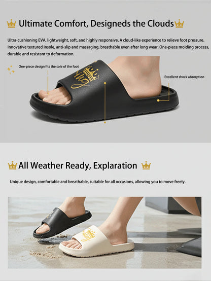 Neue legere, innovative Design-Herrenschuhe Eva-Weichsohle leichte Hausschuhe Hochwertige exklusive Marken-Hausschuhe