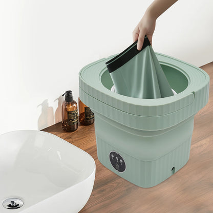 Tragbare 6-Liter-Waschmaschine, faltbar, multifunktional, für Zuhause, Geschäftsreisen und unterwegs
