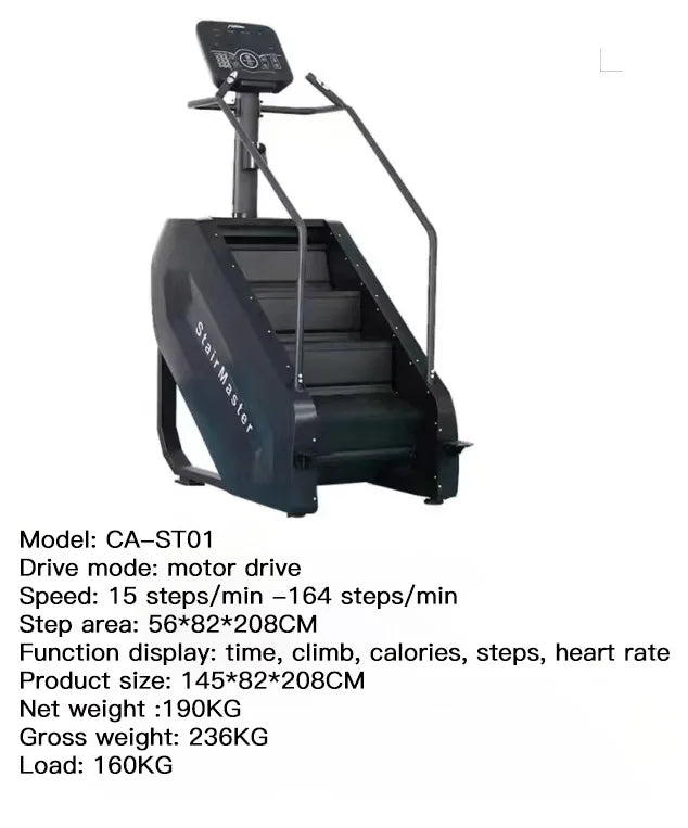 Popular Electric Aerobic Stair Master Gym Exercise Stair Climbing Machine Home Fitness Cardio Training Training Stair Climbers
