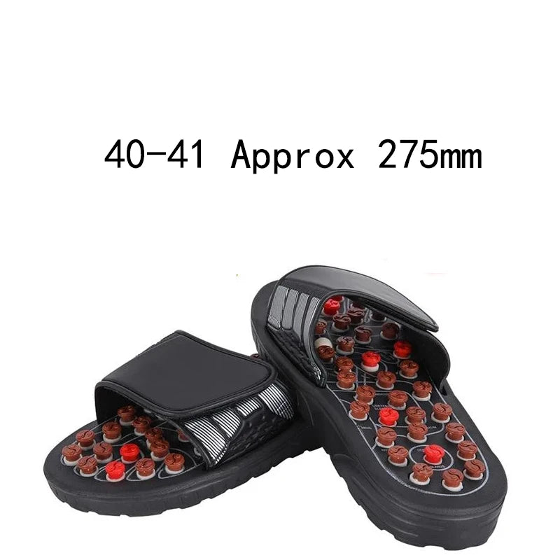 Fußmassage-Hausschuhe Akupunktur-Therapie Massage-Schuhe zur Aktivierung von Fuß-Akupunkturpunkten Reflexzonen-Fußpflege-Massage-Sandale
