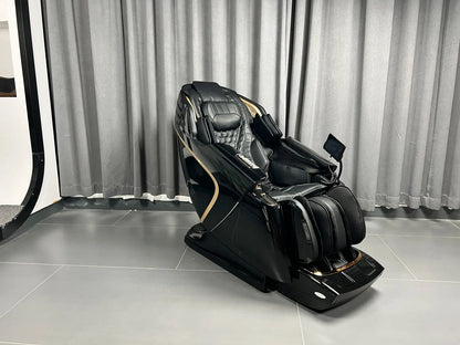 4D Zero Gravity Massage Chair with SL-Track/AirBag & 3D Body Scan - Dual Core Electric Recliner Sofa for Home Office