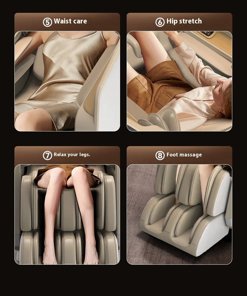 Massage Chair Full Body New Model Home Office Factory Electric Heating Kneading Luxury Zero Gravity Recliner Massage Chair