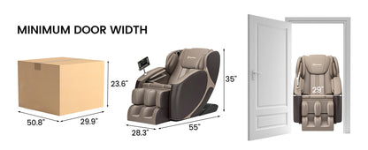 BS06New Design Remote Control Electric Luxury AI Voice Heating Full Body Home Massage Chair with Vibration and Musical Function