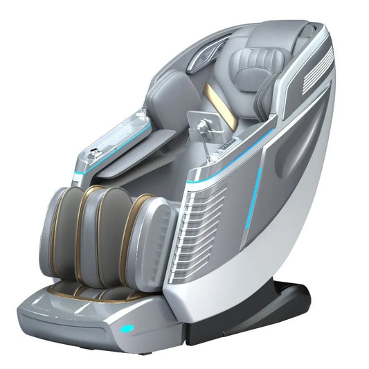 2026 Deluxe Dual Core 4D SL Track Massagesessel mit Zero-Gravity-Körperscan Bester 3D-Luxus-Massagesessel
