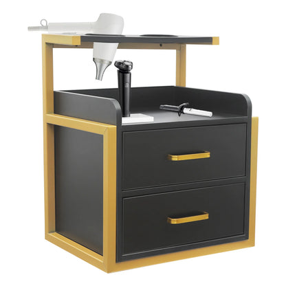 Multifunktionale Salonwagen Wandmontierter Friseurschrank Friseursalon Spezial Dauerwellen-Färbemittel-Ablageregal Möbel