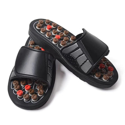 Shiatsu Foot Massager - Plantar Fasciitis Relief Acupressure Reflexology Stimulation Massage Sandals