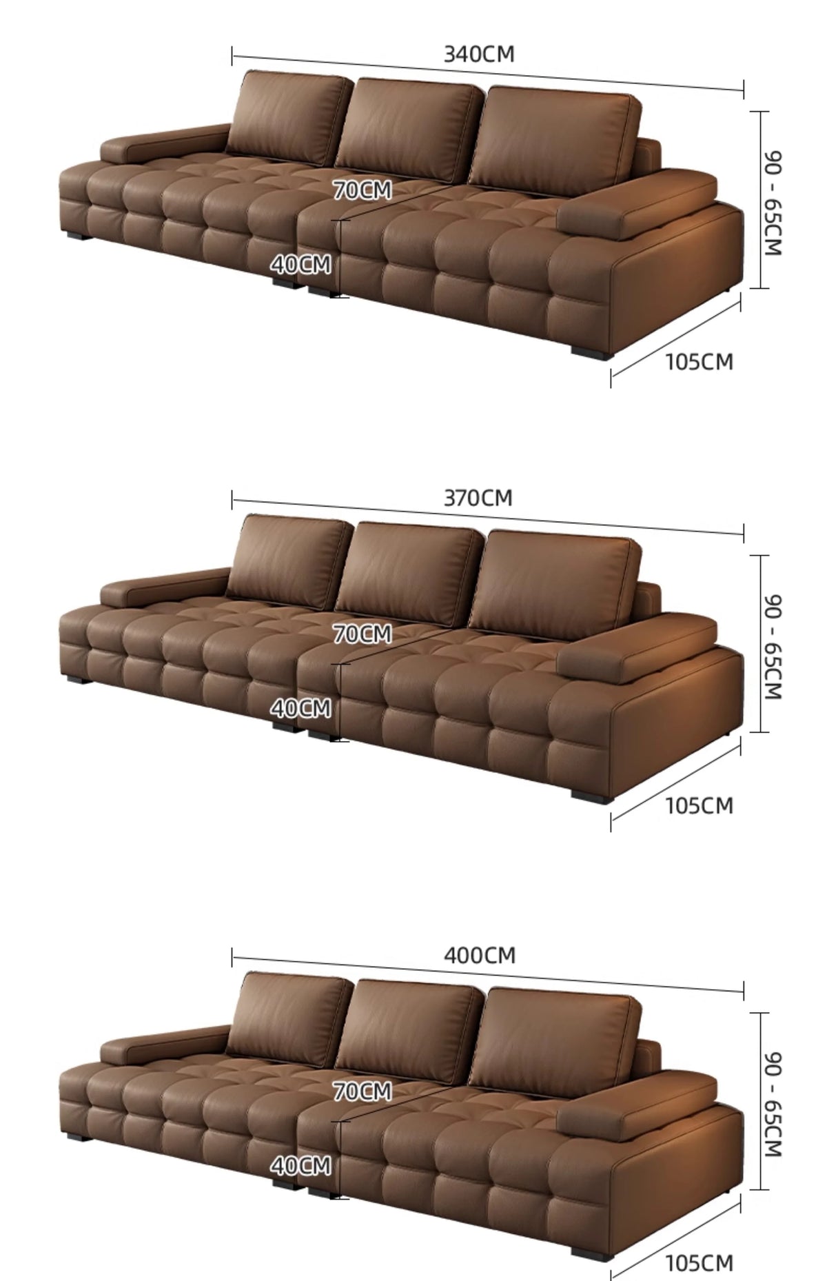 Modern Minimalistisches neues Leder Wohnzimmer Lawrence Italienisches leichtes Luxus gerades L-förmiges modulares Faules Weiches Tatami Lounge Sofa