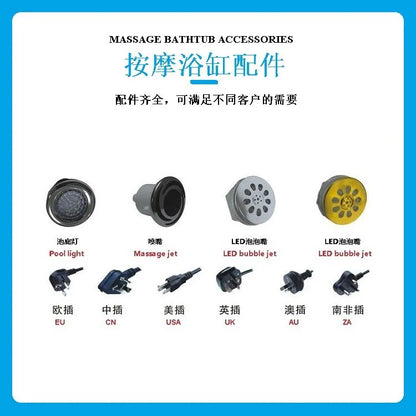 Outdoor swimming spa pool massage whirlpool& bathtub for 8 people 3560mm