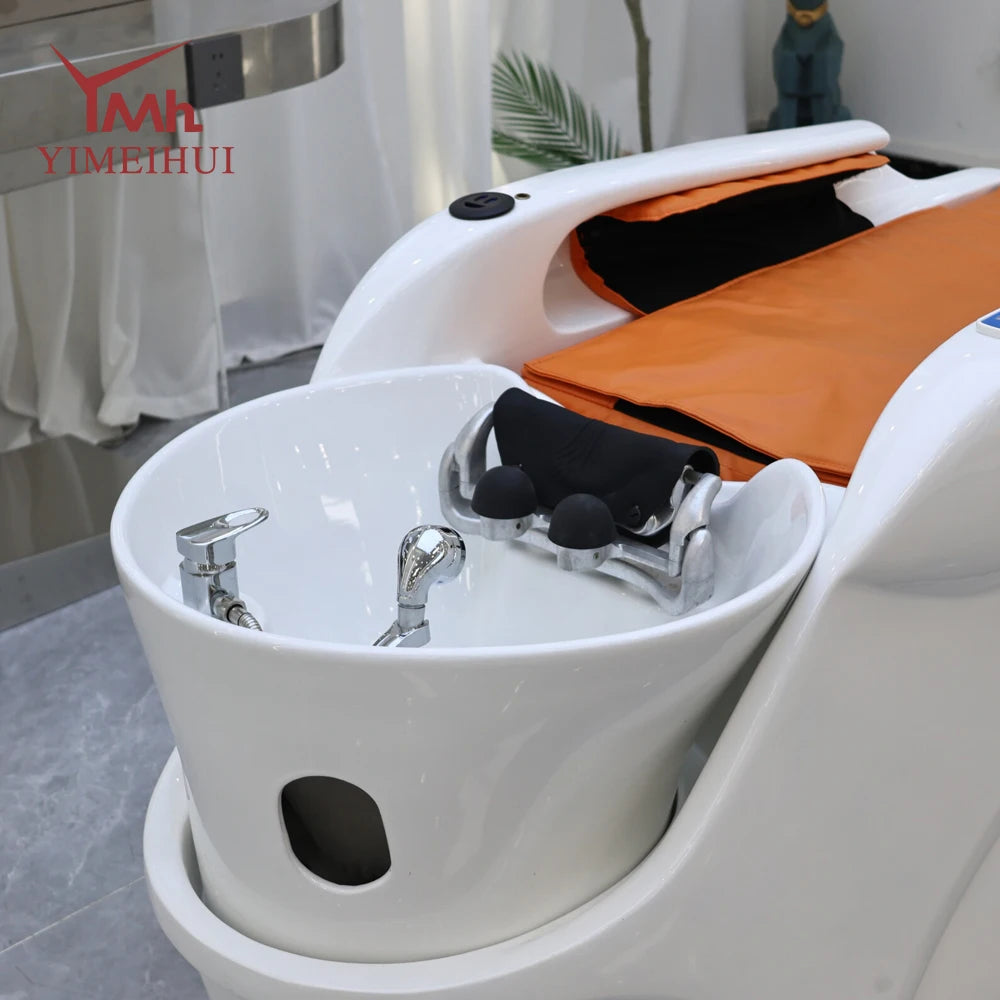 Japanisches Head Spa Salon Equipment Bett Elektrisches Massage-Head-Spa-Therapie-Shampoo-Massagebett