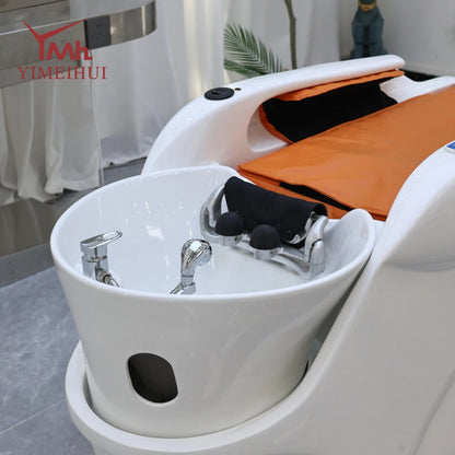 Japanisches Head Spa Salon Equipment Bett Elektrisches Massage-Head-Spa-Therapie-Shampoo-Massagebett