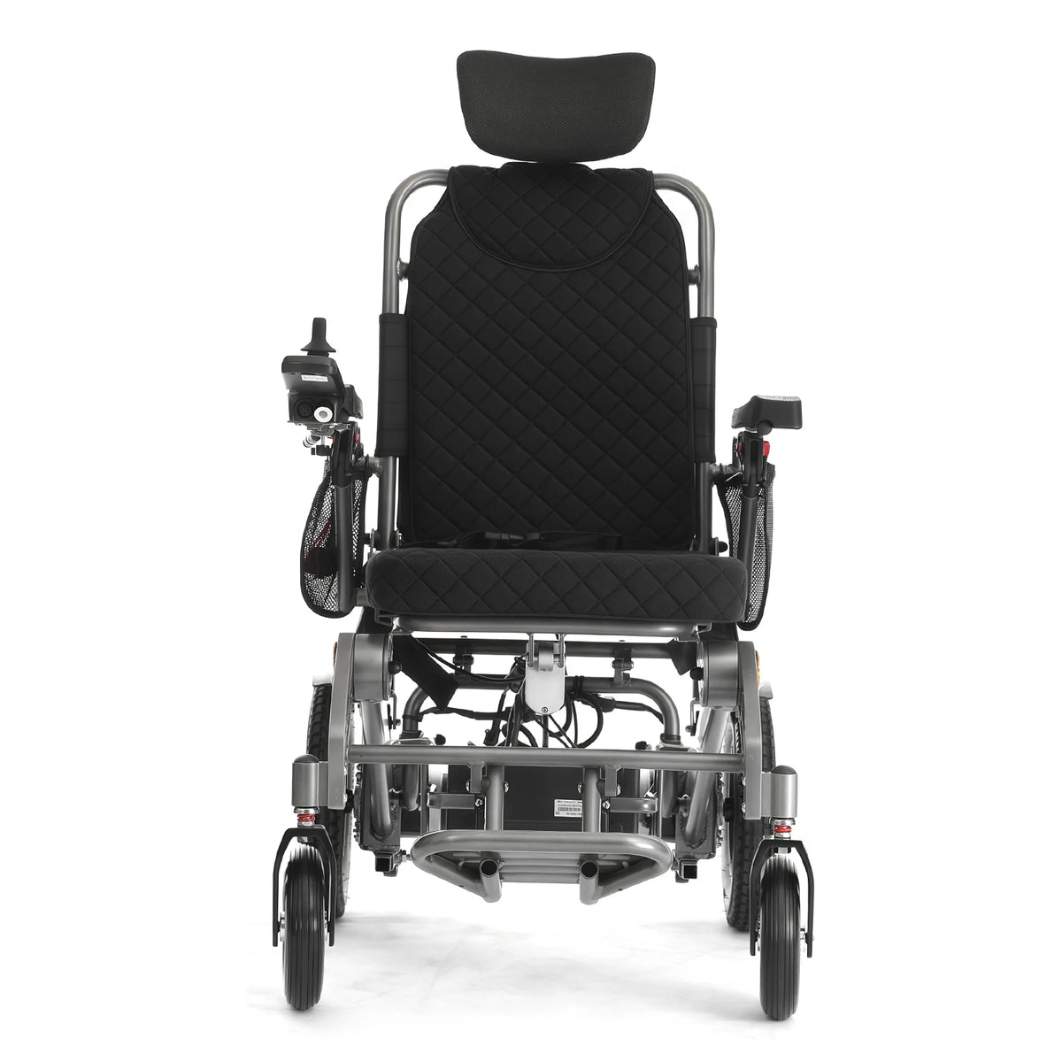 2026 Automatic Remote Control Foldable Wheel Chair Portable Aluminum Alloy Disabled Reclining Electric Wheelchair