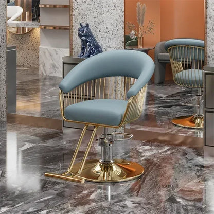 Nordic Salonmöbel Friseurstühle Friseursalon Professioneller Friseurstuhl Hebebarer Drehstuhl Schönheitssalon Friseurstuhl