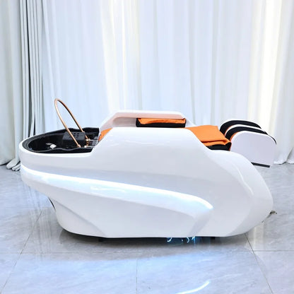 Customization Color 4D Full Body Massage Shampoo Bed Beauty Salon Hair Washing Spa Head Therapy Bed for Barbershop