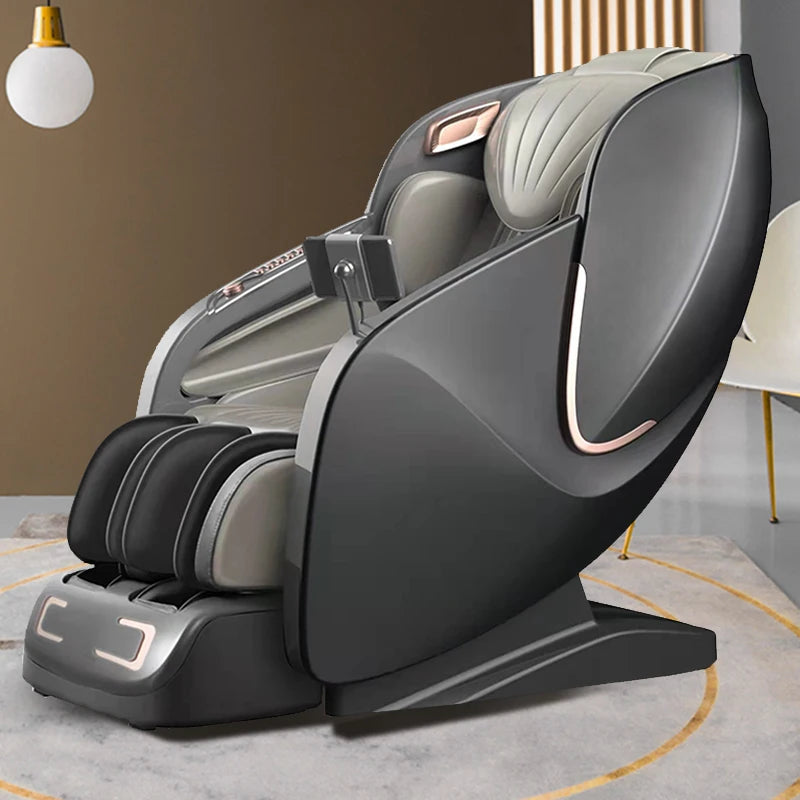 Full Body Zero Gravity Recliner Chair Heat Therapy Foot Roller Massage Chair Electric Shiatsu Vibrating Airbag Massage System
