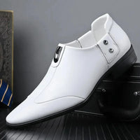Herren-Mokassins aus Leder – bequeme Loafer für Autofahrer und Business-Schuhe mit Metalldetail