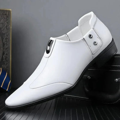 Herren-Mokassins aus Leder – bequeme Loafer für Autofahrer und Business-Schuhe mit Metalldetail