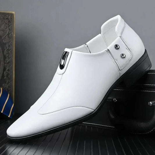 Herren-Mokassins aus Leder – bequeme Loafer für Autofahrer und Business-Schuhe mit Metalldetail