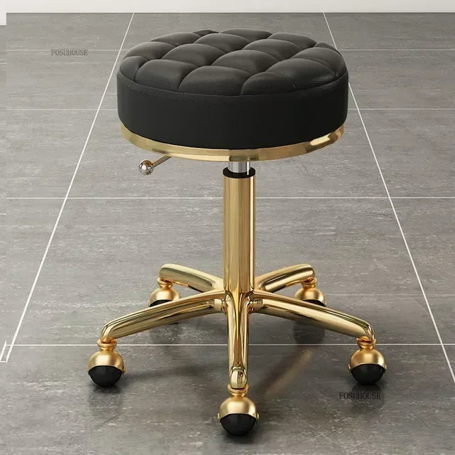 Nordic Salonmöbel Friseurstühle Friseursalon Professioneller Friseurstuhl Hebebarer Drehstuhl Schönheitssalon Friseurstuhl