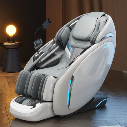 2025 Ganzkörper-Massagesessel Luxus Zero Gravity Shiatsu Elektrische Heizung SL Track 4D Massagesessel Ai Sprachsteuerung