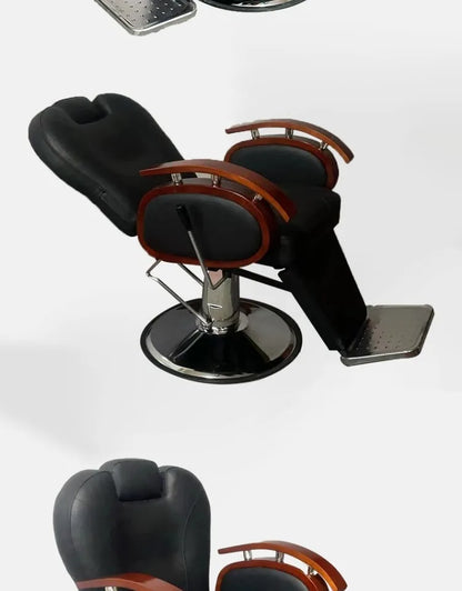 Modern Luxury Barber Chairs Nordic Vintage Lift Swivel Barber Chairs Hairdresser Comfort Commercial Furniture Sandalye FYBC