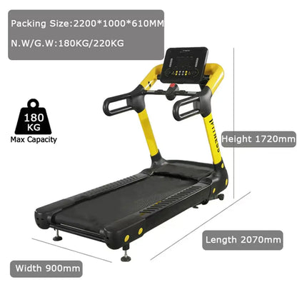 Neues Design Elektrisches Laufband für zu Hause Kommerzielles Fitnessstudio-Gerät Laufband mit Bildschirm Hochwertiges Laufband