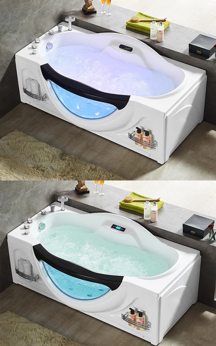 6072 Kit Whirlpool-Jacuzzi-Preise Einzelbadewannen mit Hydrotherapie-Spa Yacuzzi Eisbadewannen