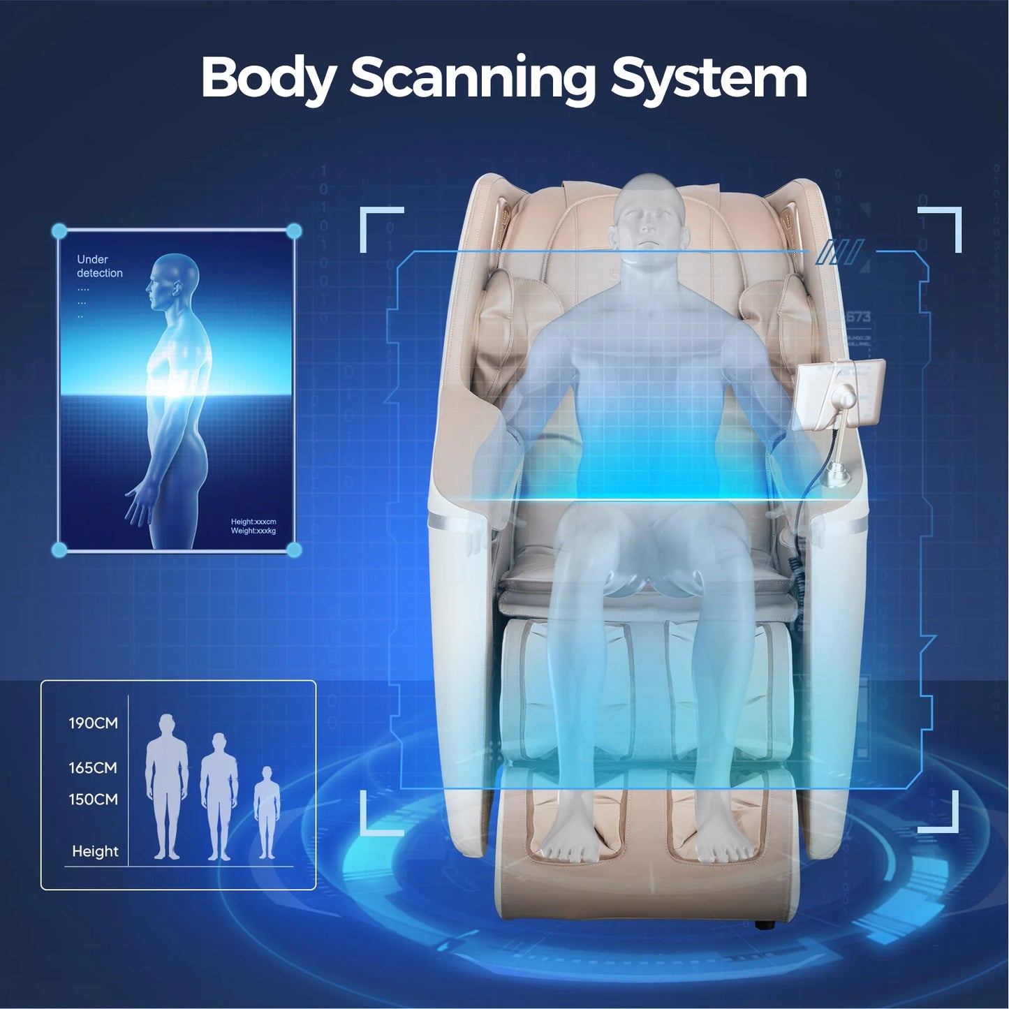2 Jahre Garantie 4D SL Airbag Zero Gravity Ganzkörper-Massagesessel Home 3D Büro-Fußroller Shiatsu Bürostuhl Massagesofa