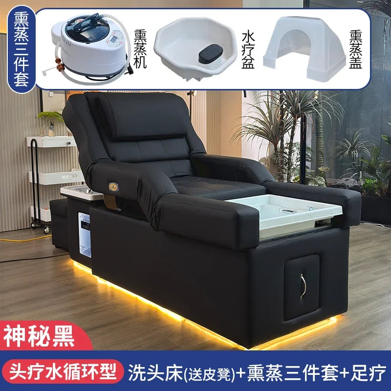 FTElectric lifting foot bath sofa integrated bed high-end shampoo foot bed