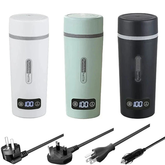 Portable Car Electric Heating Cup – Versatile 24V Boiling Kettle for Business Trips & Self-Driving Tours