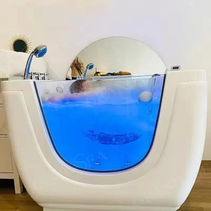 Hot sales CE Certified Children's Hydromassage Bathtub Freestanding Massage Bathtub Multifunctional Swimming Bathtub